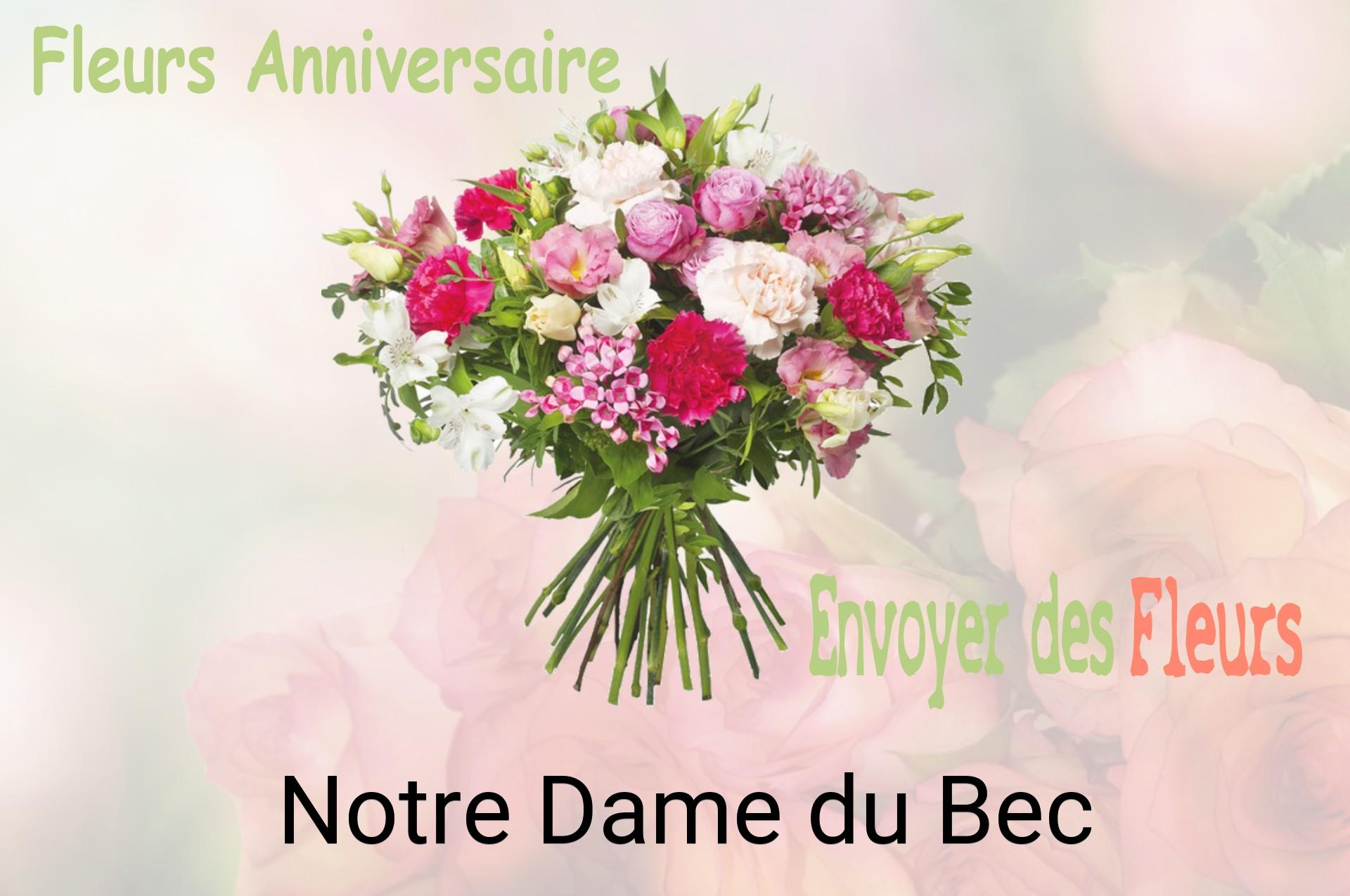 Bouquet de fleurs d’anniversaire livré à Notre-Dame-du-Bec