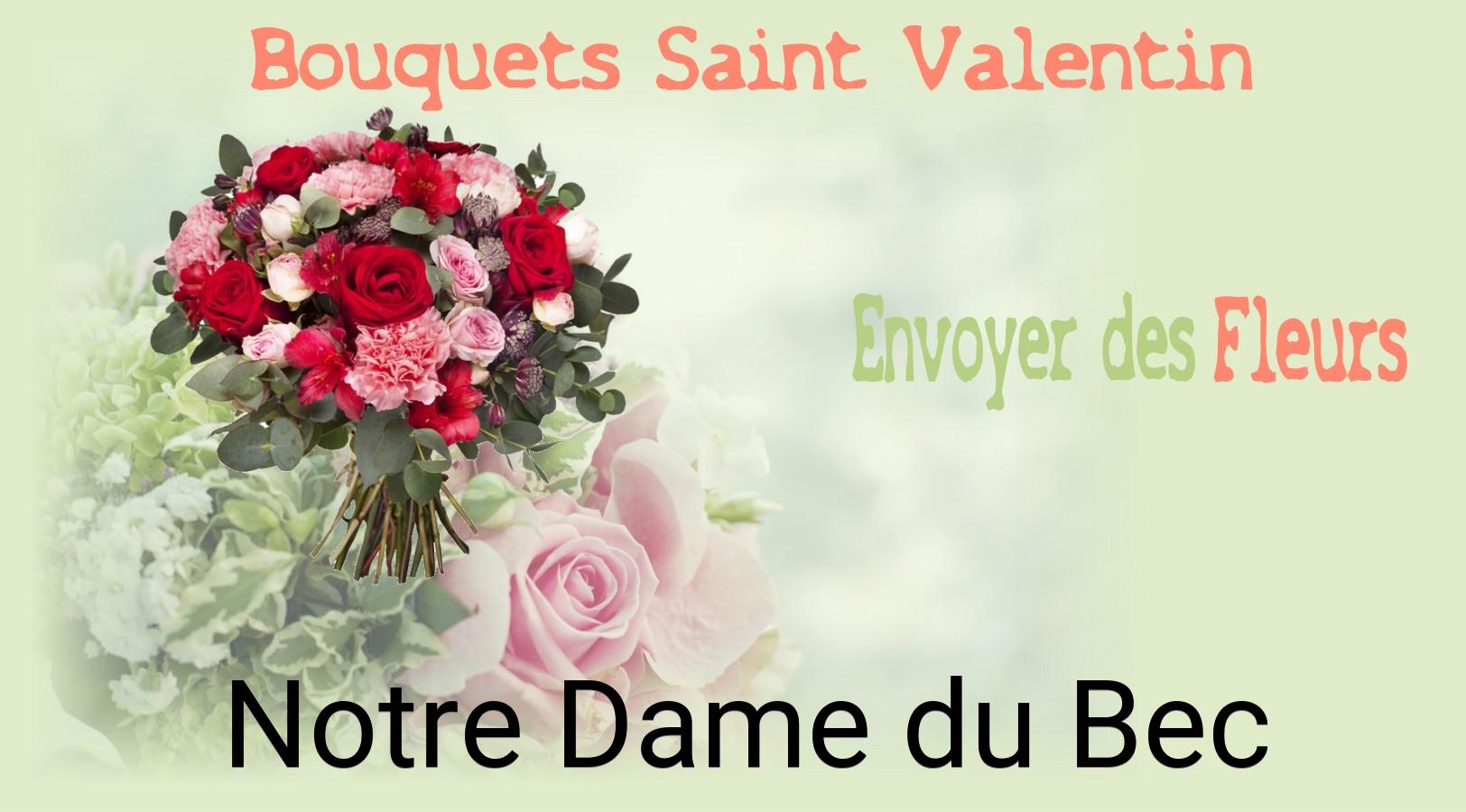 Roses de Saint-Valentin livrées à Notre-Dame-du-Bec